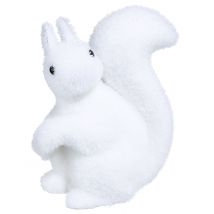 Deko Eichhörnchen weiß 12 cm - Thema: Tiere - Weiß - Größe Einheitsgröße