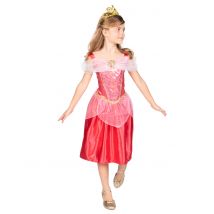 Aurora Dornröschen klassisches Mädchen-Kostüm - Thema: Lizenzen - Weiß - Größe 128/134 (7-8 Jahre)