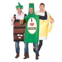 Bier und Wein Gruppenkostüm - Thema: Humor - Multicolore - Größe Einheitsgröße