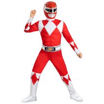 Power Ranger Muskel Kostüm kinder rot - Thema: Kino + TV - Größe 140/152 (10-12 Jahre)