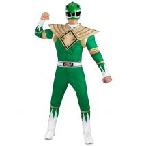 Power Ranger für Erwachsene grün - Thema: Kino + TV - Grün - Größe XL
