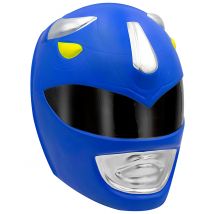 Maske Power Rangers für Erwachsene blau - Thema: Kino + TV - Blau - Größe Einheitsgröße
