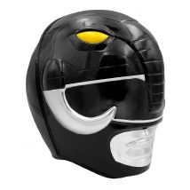 Maske Power Rangers Erwachsene schwarz - Thema: Kino + TV - Schwarz - Größe Einheitsgröße