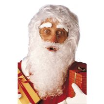 Kit de barba peluca y cejas de Papá Noel