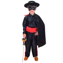 Disfraz de justiciero enmascarado para niño negro
