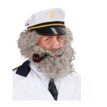 Barba y bigote de marinero para hombre