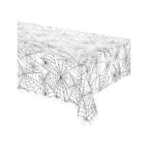 Mantel de plástico tela de araña Halloween