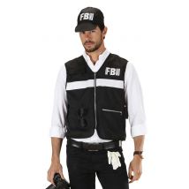Disfraz de policía de FBI adulto