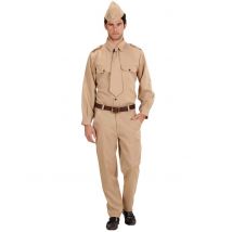 Disfraz de soldado americano adulto