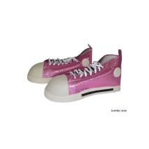 Zapatos de payaso de color rosa