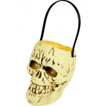 Cesta de caramelos calavera Halloween