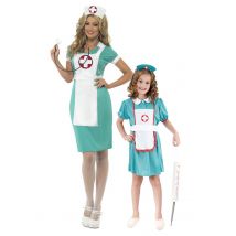Disfraz de pareja enfermeras madre e hija