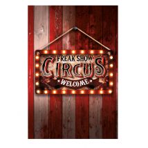 Decoración cartel Circus Halloween