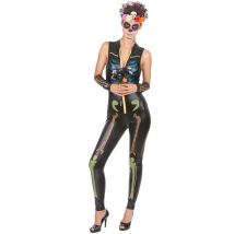 Disfraz esqueleto mujer Halloween