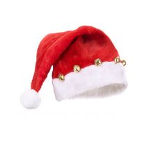 Gorro de Papá Noel con cascabeles