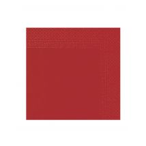 50 Servilletas rojas 2 pliegues 38x38 cm