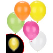 5 Globos LED summer party Illooms