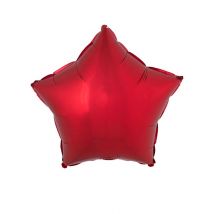 Globo aluminio estrella roja 53x46 cm