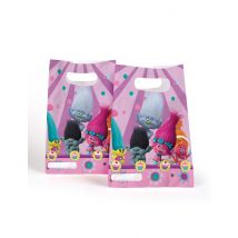 6 Bolsas de plástico Trolls