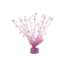 Pesa para globo helio estrellas rosas 250 g