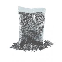 Bolsa de confetis gris oscuro 200g