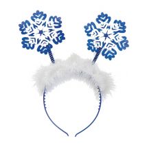 Diadema copos de nieve Navidad mujer