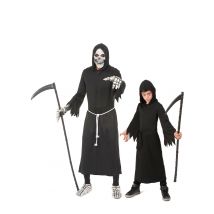 Disfraz de pareja segador padre/hijo