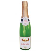 Botella de champán inflable 76 cm
