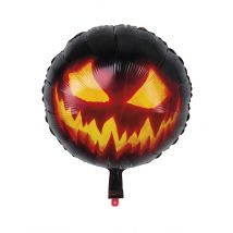 Globo aluminio calabaza terrorífica 45 cm
