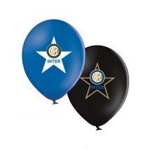 12 Globos de látex Inter 30 cm