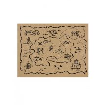 7 manteles individuales color krafr carta del tesoro 40 x 30 cm