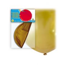 Globo gigante de látex dorado 80 cm