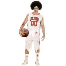 Disfraz jugador de basketbol zombie hombre