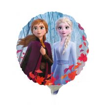 Globo de aluminio redondo Frozen 2 pequeño 23 cm
