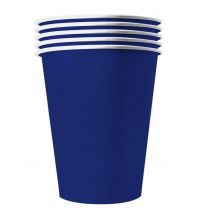 20 Vasos americanos cartón reciclable azul 53 cl