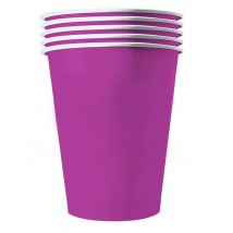 20 Vasos americanos cartón reciclable morados 53 cl
