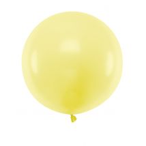 Globo de látex gigante amarillo 60 cm