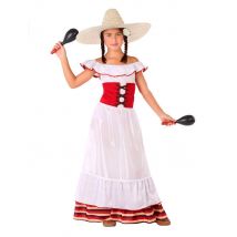 Disfraz de mujer mexicana - niña