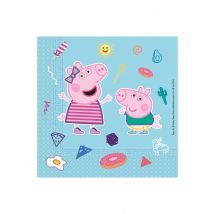 20 servilletas en papel de Peppa Pig 33x33 cm