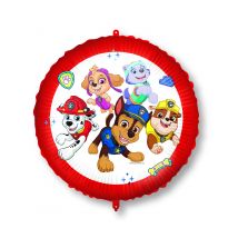 Globo de aluminio Patrulla Canina 46 cm