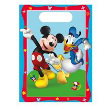 6 bolsas de plástico de Mickey Mouse