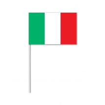 Bandera de papel Italia 14 x 21 cm