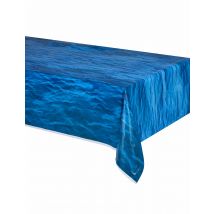 Sininen Merenaalto- Pöytäliina 137 X 274 Cm - Sininen - Ainutlaatuinen Koko