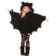 Halloweenin Lepakon Naamiaisasu Lapselle - Musta - 4-6 vuotta (110-116 cm)