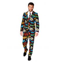 Miesten Sarjakuva Opposuits- Puku - Värikäät - M (50)