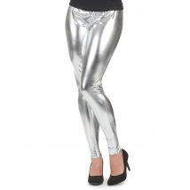 Hopeiset Legginsit Naiselle - Hopea/ Harmaa - S / M (38/40)