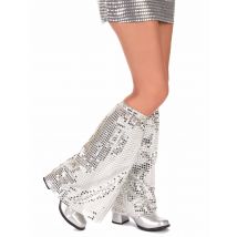 Paljettisäärystimet Aikuisille - Hopea/ Harmaa - Ainutlaatuinen Koko