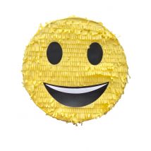 Imoji- Piñata 25 Cm - Keltainen - Ainutlaatuinen Koko