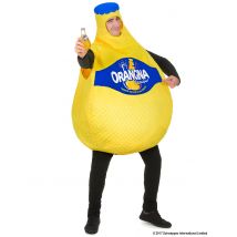 Orangina-pullo Aikuisten Naamiaisasu - Keltainen - Ainutlaatuinen Koko