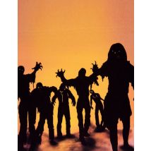 Zombi- Tarrakoristesetti - Musta - Ainutlaatuinen Koko